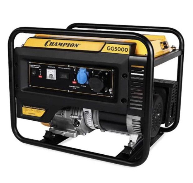 общий вид модели генератор бензиновый champion gg5000