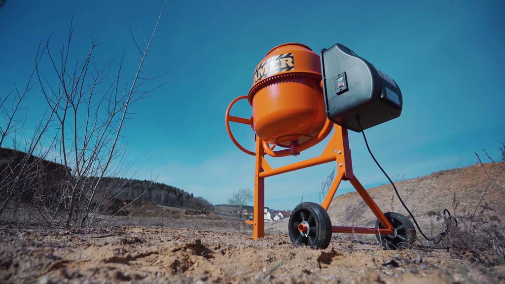вид модели бетономешалка hamer cm-250