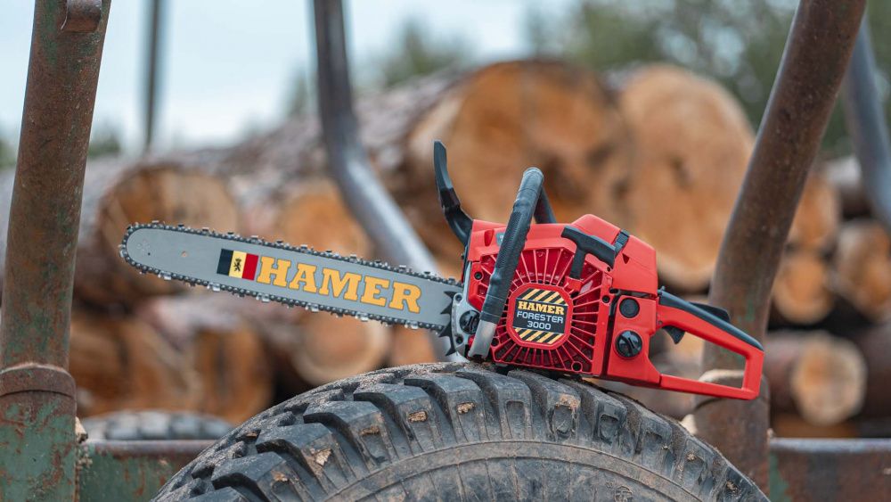 вид модели бензопила hamer forester 3000 (стсs62)