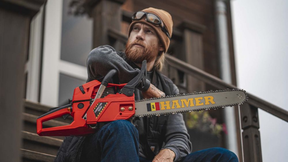вид модели бензопила hamer forester 3000 (стсs62)
