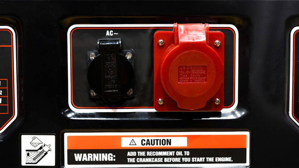 вид модели генератор бензиновый hamer 10000тe