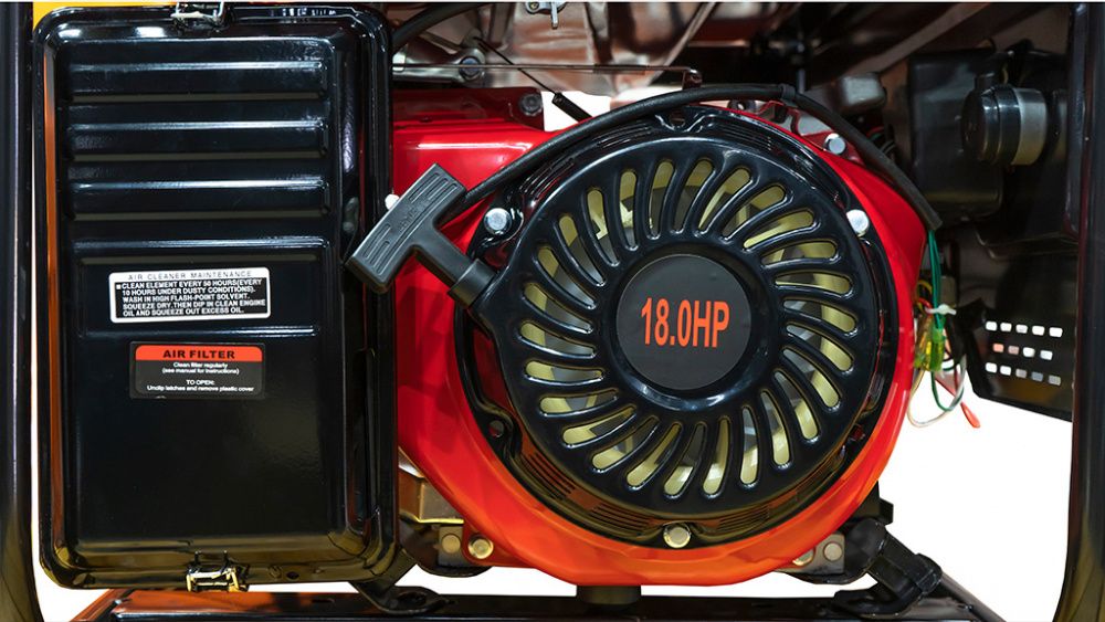 вид модели генератор бензиновый hamer 10000тe