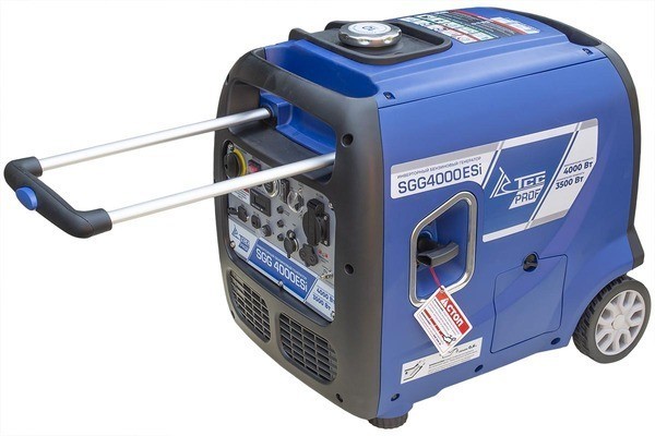 вид модели генератор бензиновый инверторный sgg 4000esi