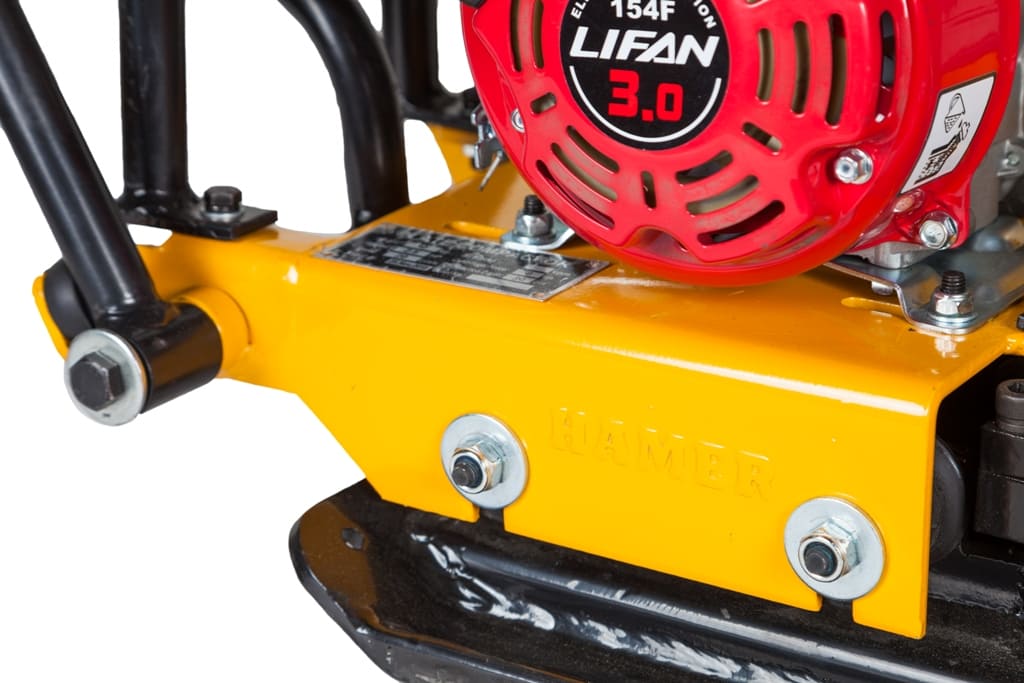 вид модели виброплита hamer x-60c с двигателем loncin