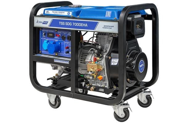 общий вид модели генератор дизельный tcc sdg 7000eha