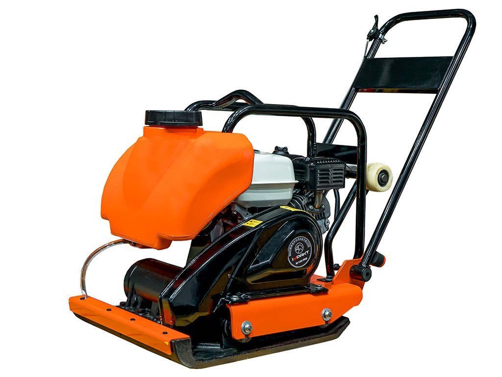 вид модели виброплита hamer m-140h-pro с двигателем honda