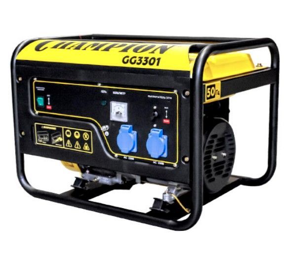 Модель генератор бензиновый champion gg3301 общий вид модели генератор бензиновый champion gg3301