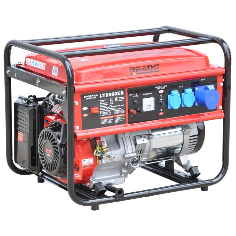 Модель генератор бензиновый brado lt9000ев общий вид модели генератор бензиновый brado lt9000ев