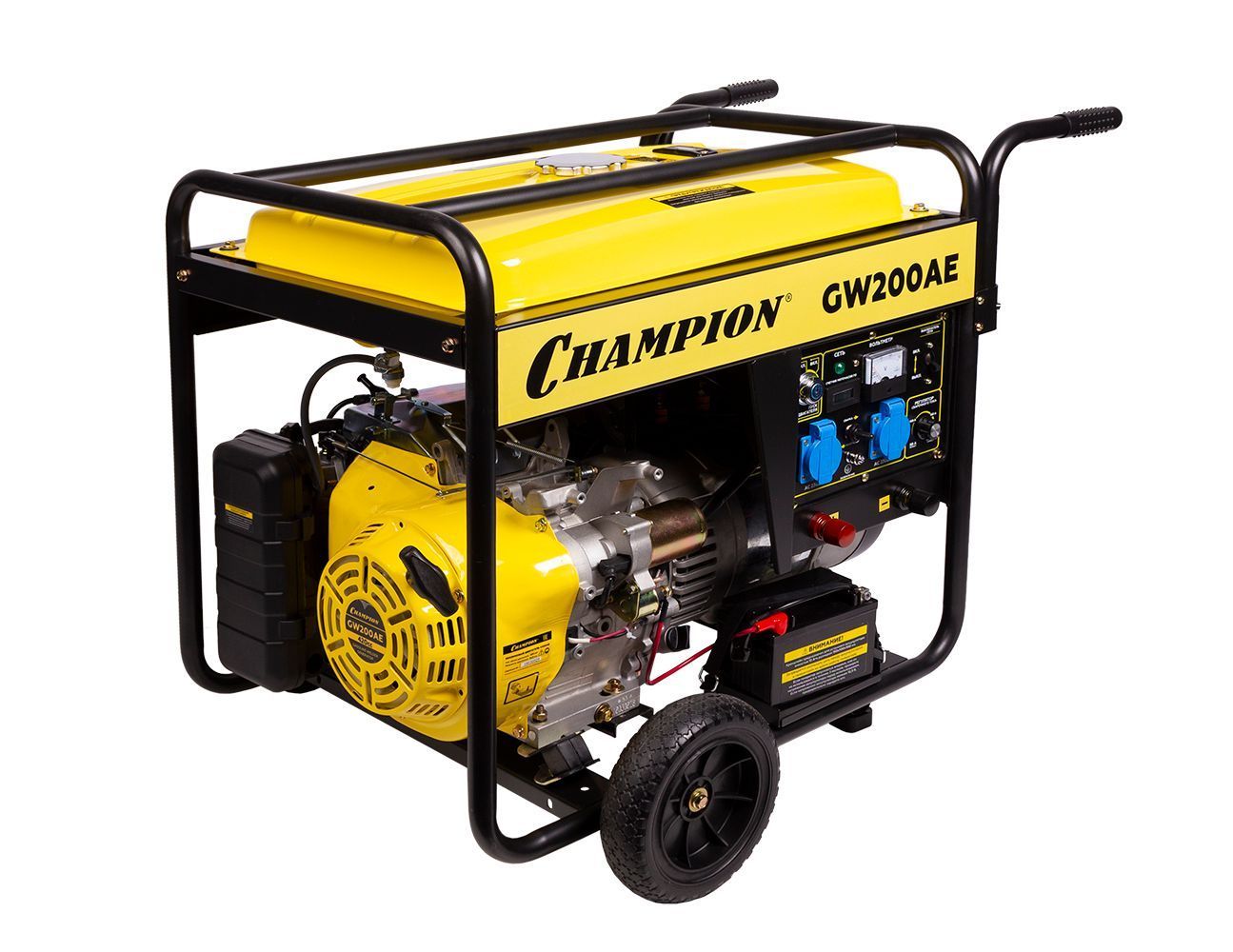 Модель генератор сварочный бензиновый champion gw200ae общий вид модели генератор сварочный бензиновый champion gw200ae