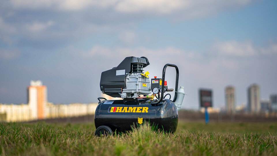 вид модели компрессор hamer air-2 (50l)