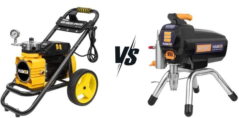 Сравнение поршневого окрасочного аппарата и мембранного ZID.BY