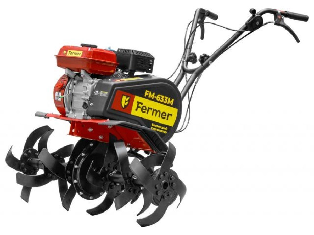 общий вид модели культиватор бензиновый fermer fm-633m