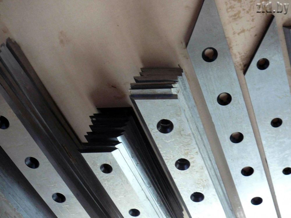 вид модели ножи для гильотинных станков (промышленные)