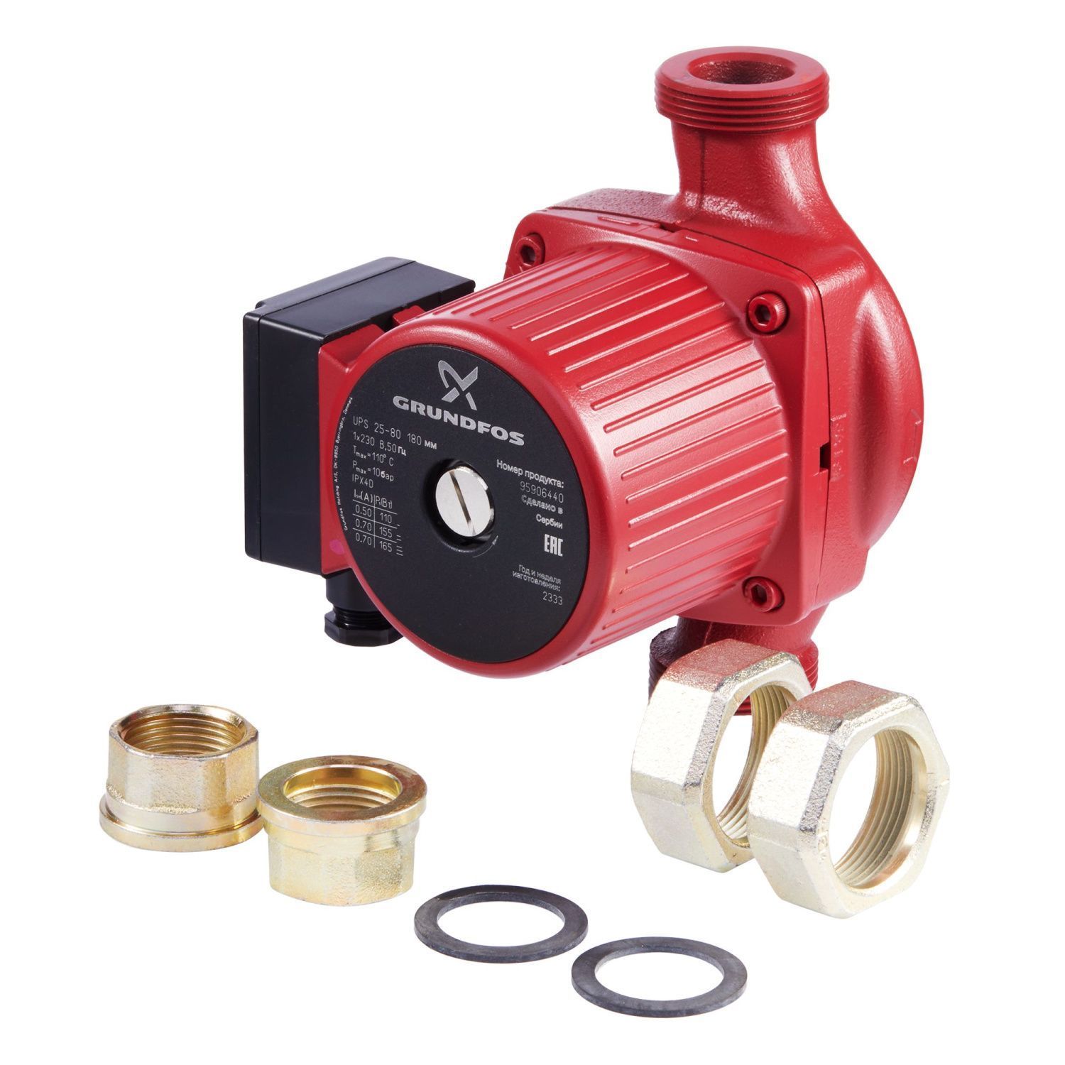 Насос циркуляционный Grundfos UPS 25-80 вид модели насос циркуляционный grundfos ups 25-80