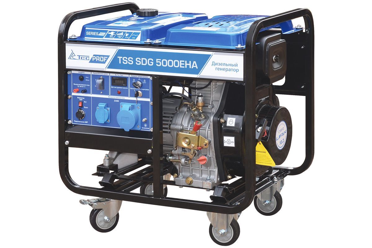 общий вид модели дизель генератор tss sdg 5000eha