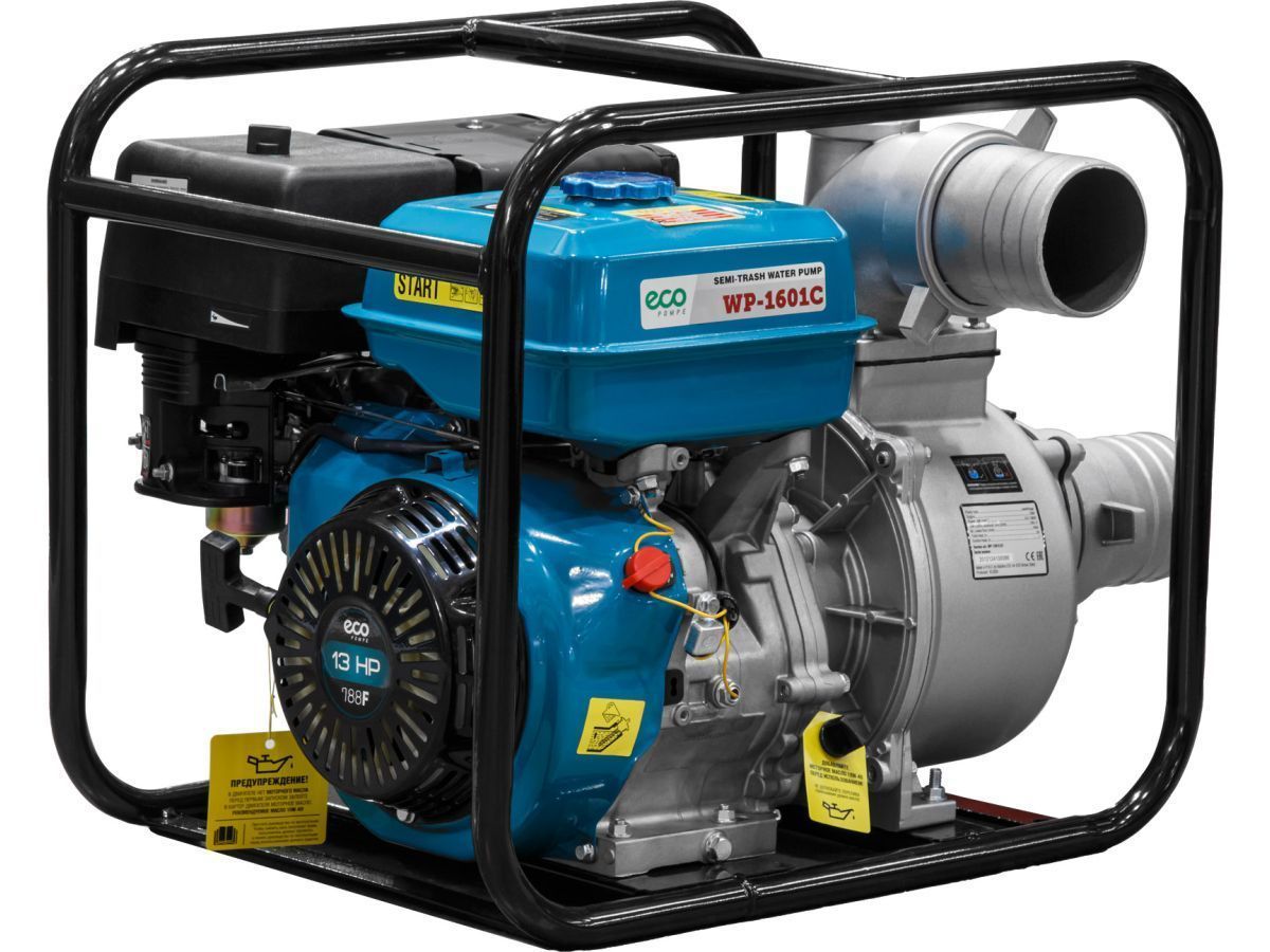Мотопомпа бензиновая ECO WP-1601C вид модели мотопомпа бензиновая eco wp-1601c