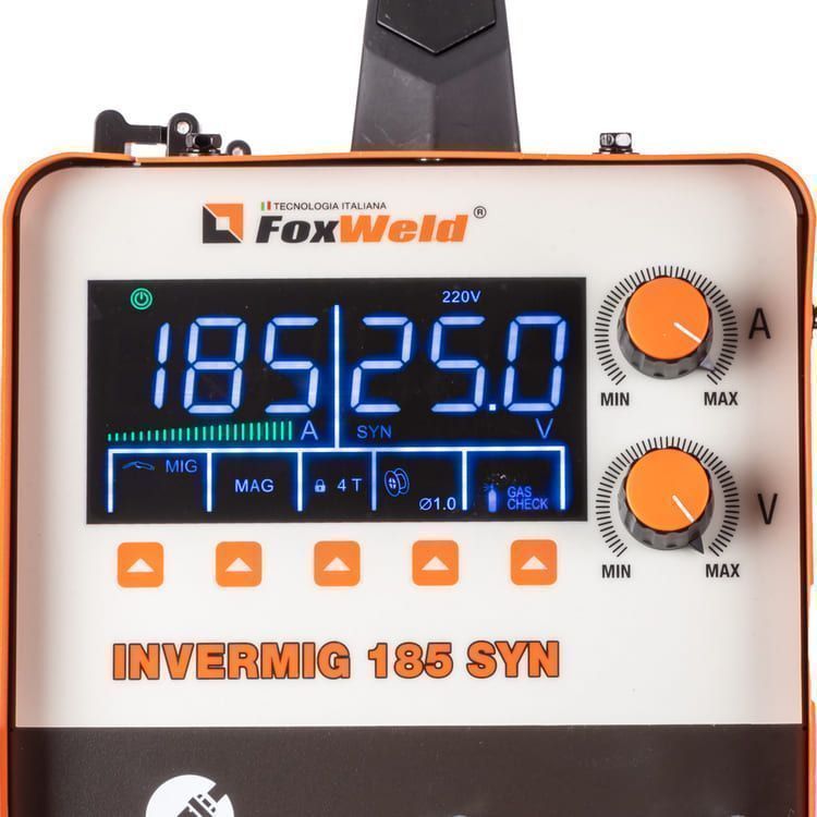 вид модели сварочный полуавтомат foxweld invermig 185 syn