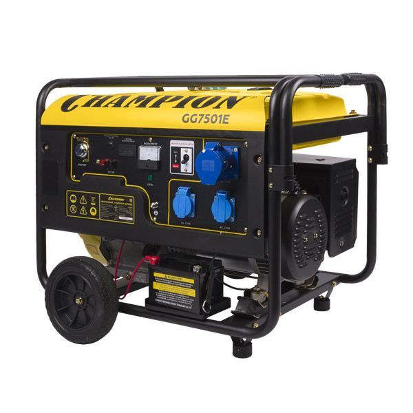 Модель генератор бензиновый champion gg7501e общий вид модели генератор бензиновый champion gg7501e