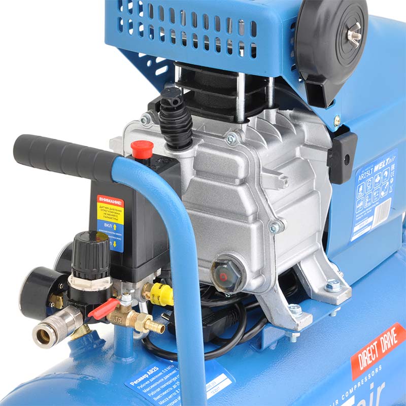 Компрессор WELT AR25LT вид модели компрессор welt ar25lt