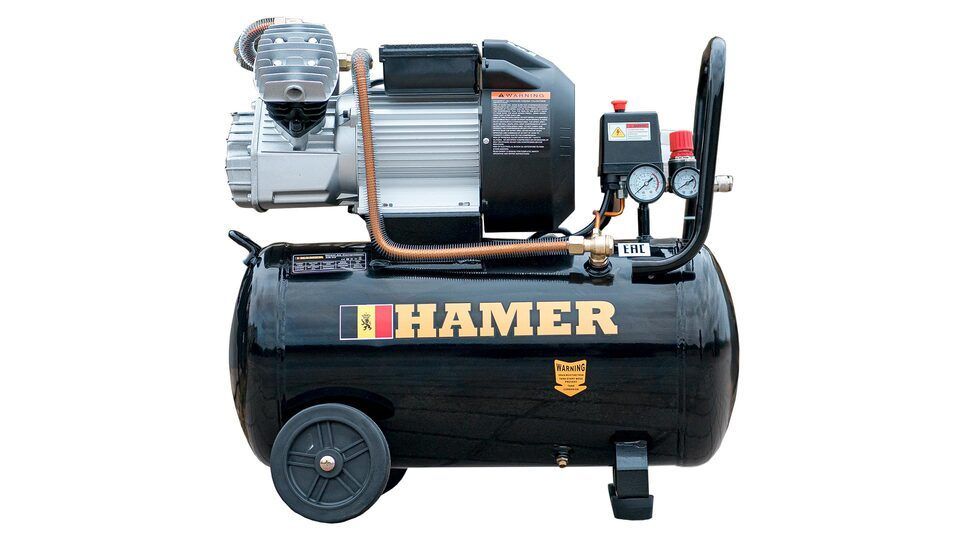 вид модели компрессор воздушный hamer air-3 (50l)