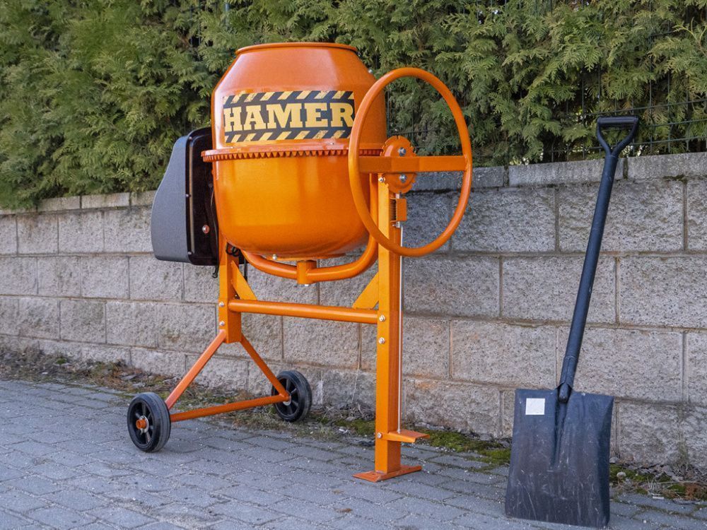 вид модели бетономешалка hamer cm-150