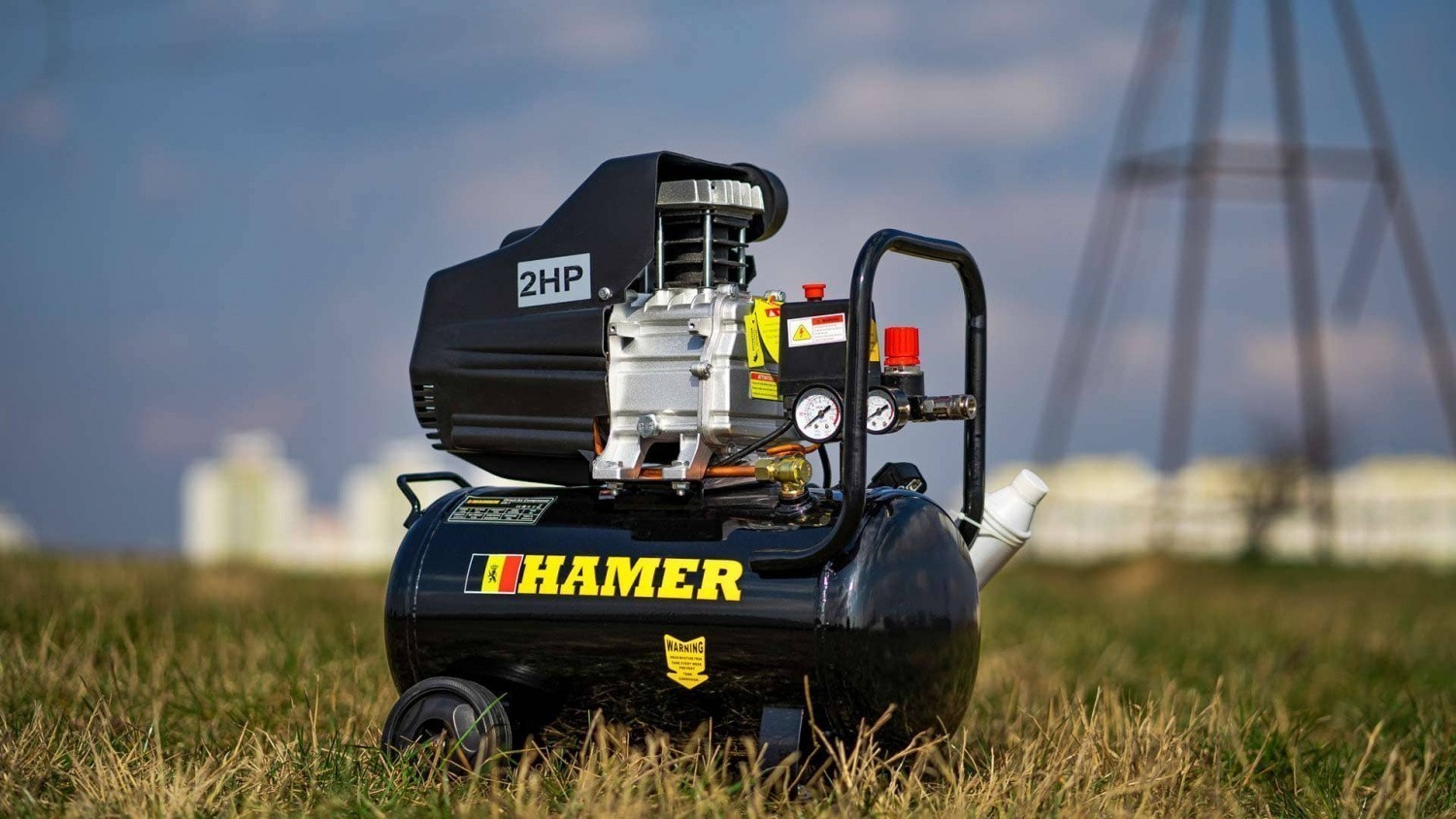 Компрессор HAMER AIR-1 (24L) вид модели компрессор hamer air-1 (24l)