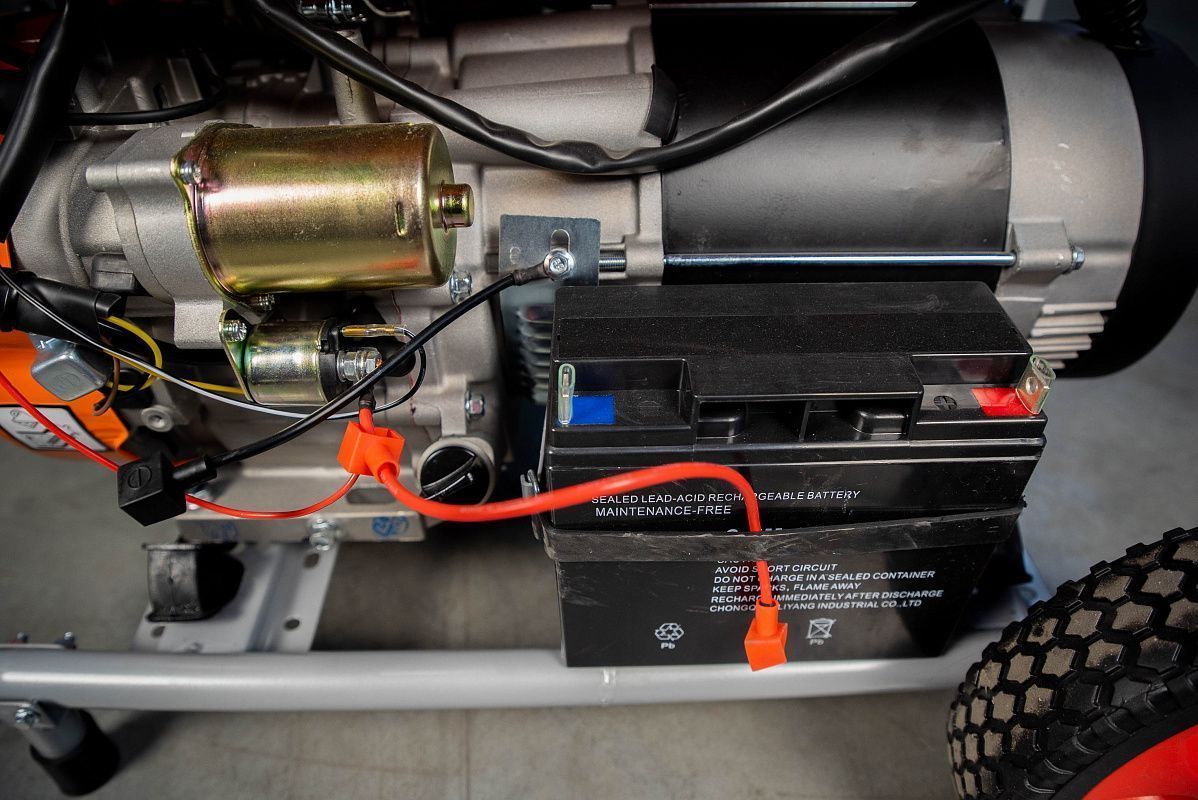 вид модели бензиновый генератор tor km11000h