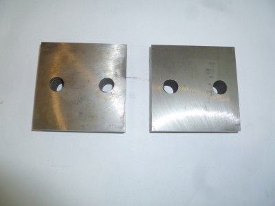 вид модели нож для резчика арматуры тсс gq-50 (к-т из 2-х деталей с 2 отверстиями м16,90х90х26 мм)