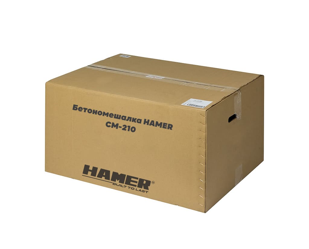 Бетономешалка HAMER CM-220 вид модели бетономешалка hamer cm-220