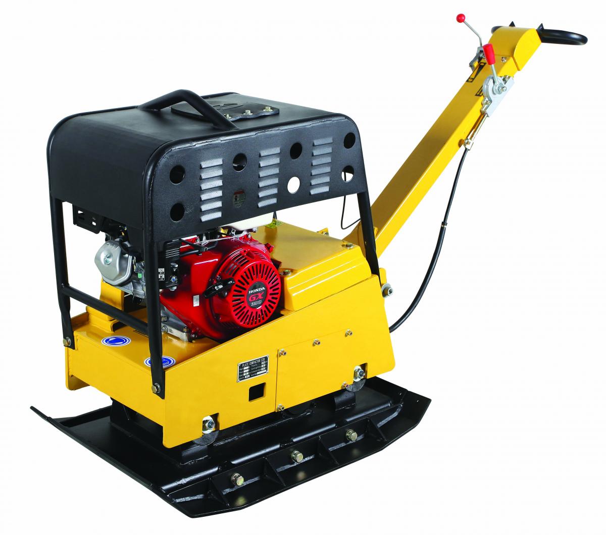 общий вид модели виброплита реверсивная hamer m330pro (loncin, 13 л.с.)