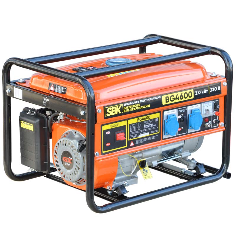 Электростанция SBK BG4600 вид модели электростанция sbk bg4600