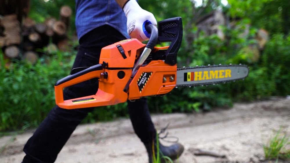вид модели бензопила hamer forester 3000 (стсs62)