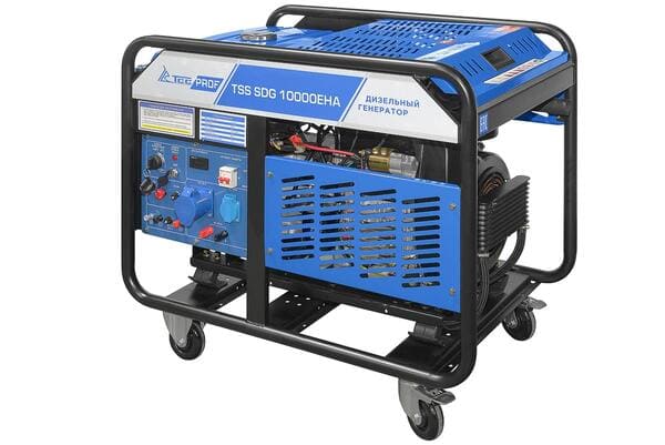 общий вид модели генератор дизельный tss sdg 10000eha