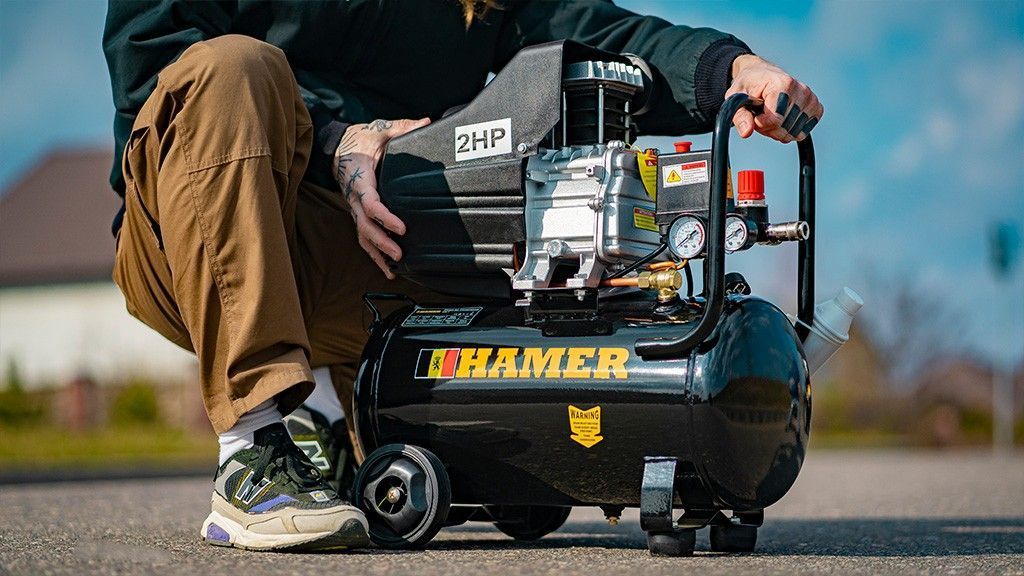 Компрессор HAMER AIR-1 (0154U) УЦЕНКА вид модели компрессор hamer air-1 (0154u) уценка