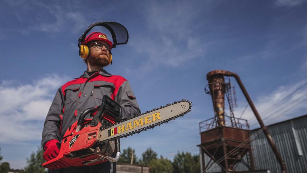 вид модели бензопила hamer forester 3000 (стсs62)