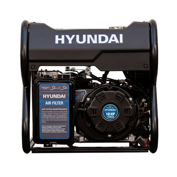 вид модели генератор бензиновый hyundai hhy 9750fe-ats