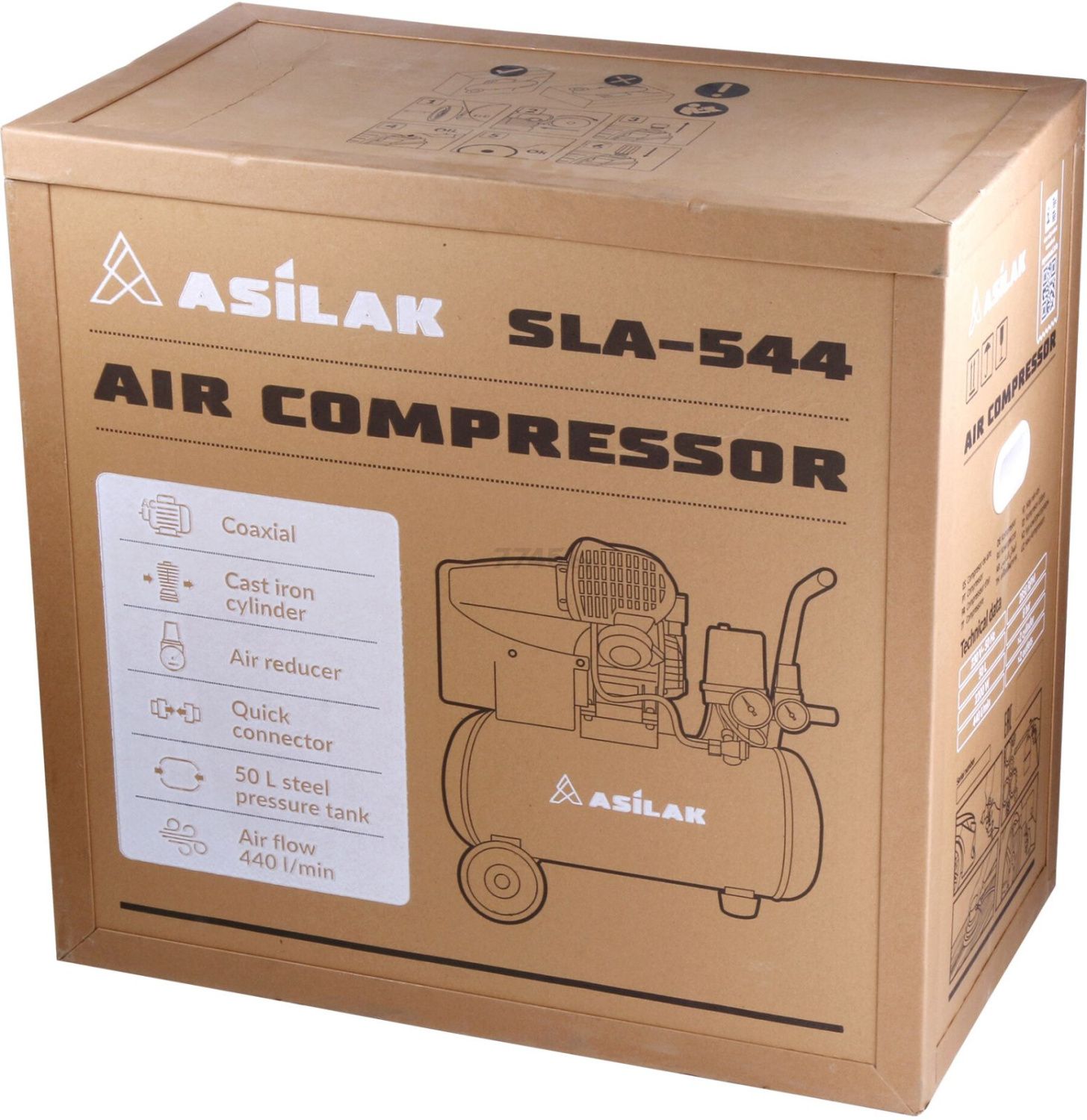 Компрессор ASILAK SLA-544 вид модели компрессор asilak sla-544