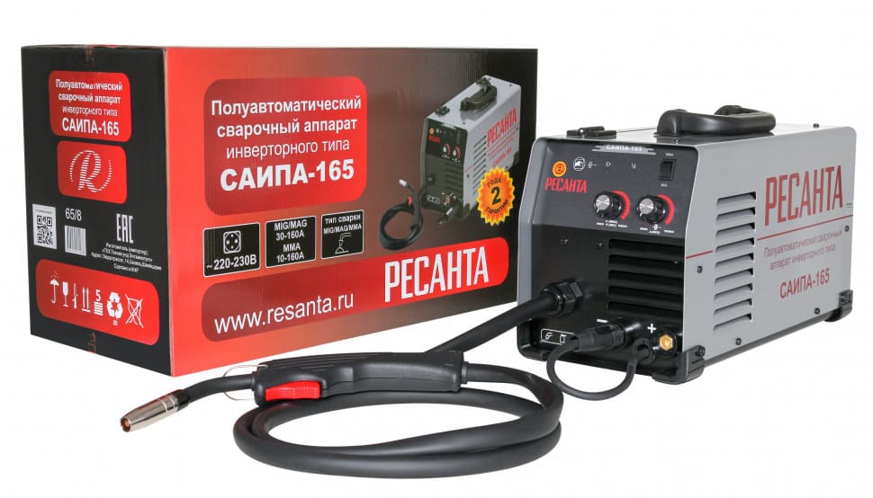 вид модели сварочный полуавтомат ресанта саипа-165с (саипа-165)