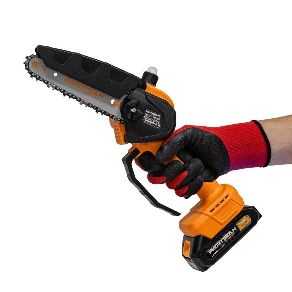 вид модели пила цепная мини partisan as-2146bl