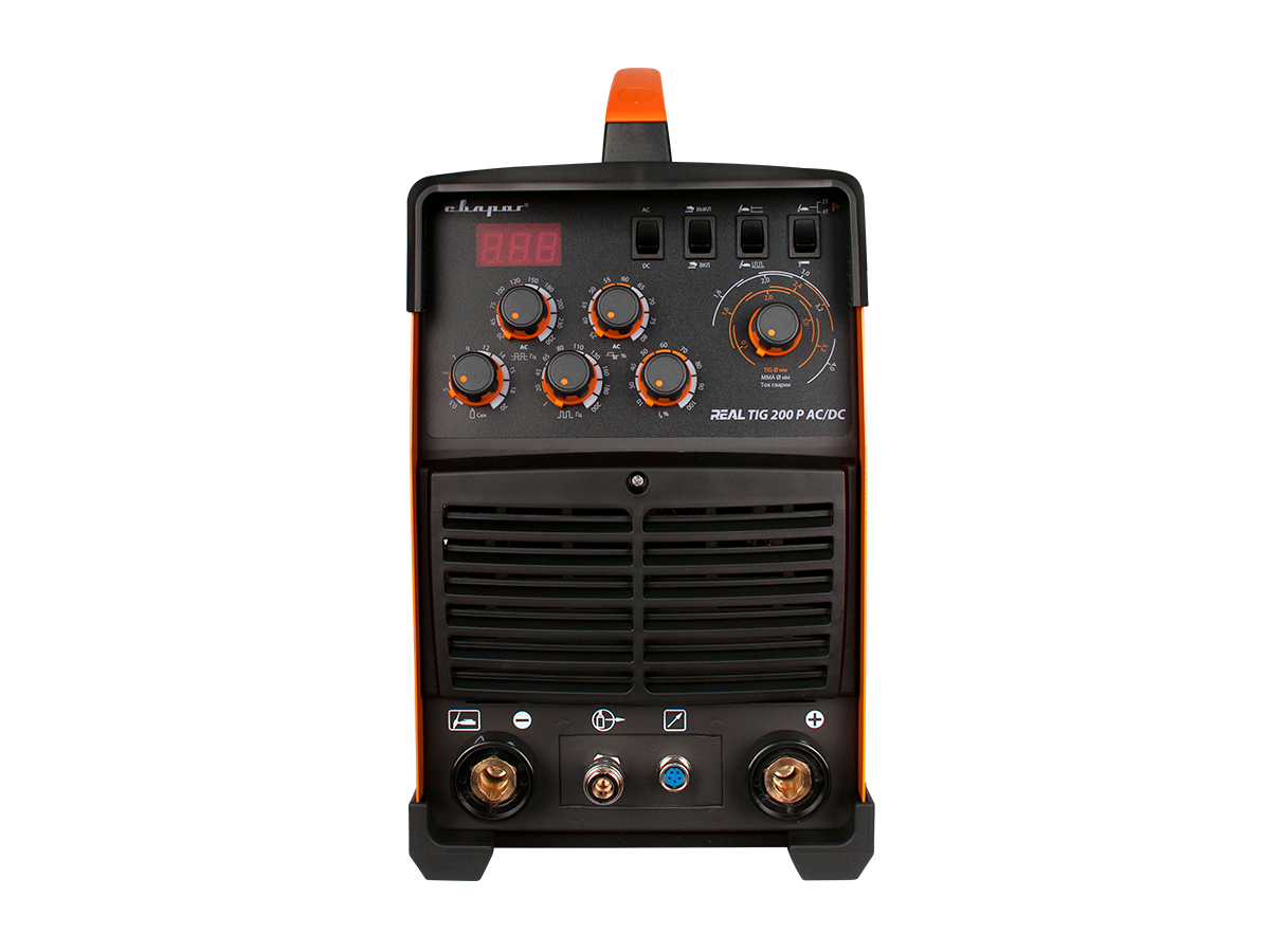 вид модели аппарат аргонодуговой сварки сварог tig 200 p ac/dc "real" (e20101)