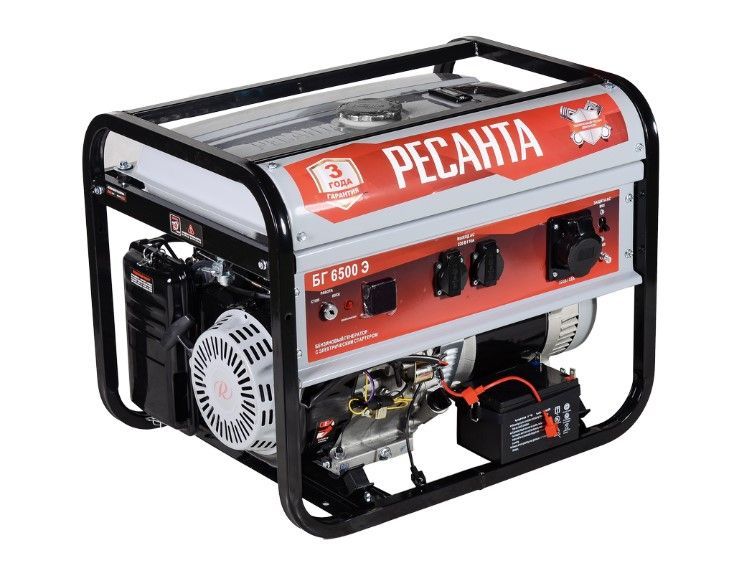 Модель генератор бензиновый ресанта бг 6500 э общий вид модели генератор бензиновый ресанта бг 6500 э