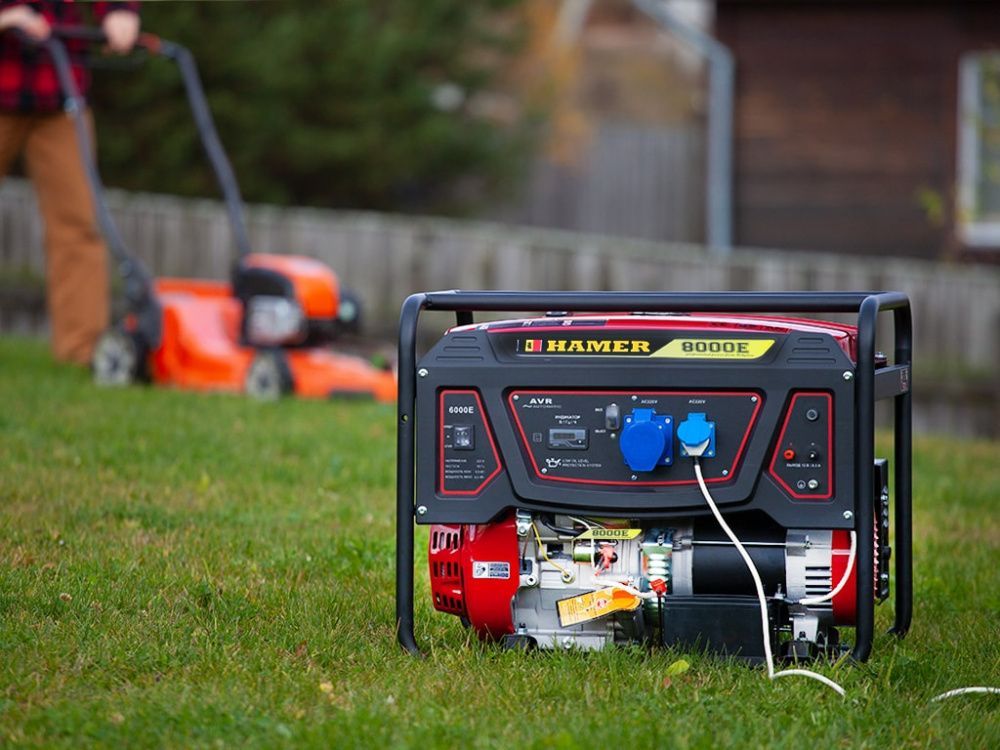 Бензогенератор HAMER 8000E вид модели бензогенератор hamer 8000e