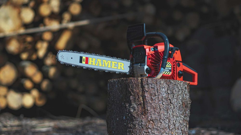 вид модели бензопила hamer forester 3000 (стсs62)