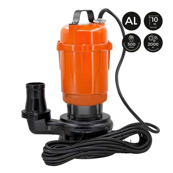 Модель насос дренажно-фекальный skiper wq10-2b общий вид модели насос дренажно-фекальный skiper wq10-2b