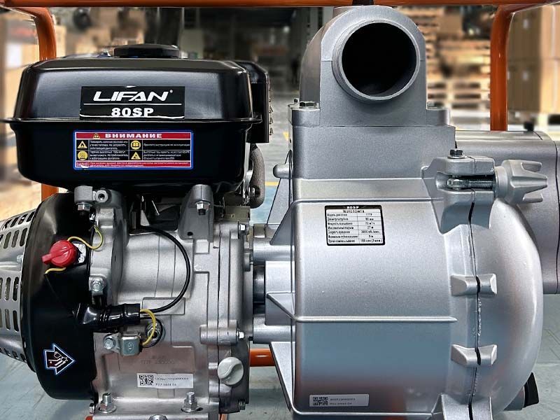 Мотопомпа бензиновая Lifan 80SP вид модели мотопомпа бензиновая lifan 80sp