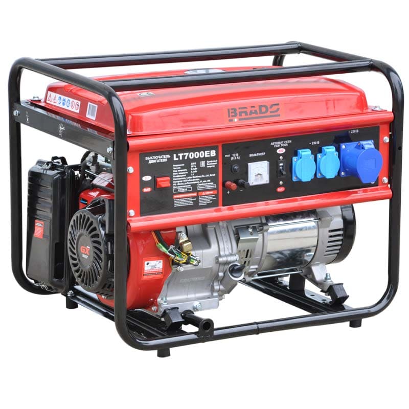 Модель генератор бензиновый brado lt7000ев общий вид модели генератор бензиновый brado lt7000ев
