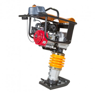общий вид модели вибротрамбовка (вибронога) hamer trm80 с двигателем loncin
