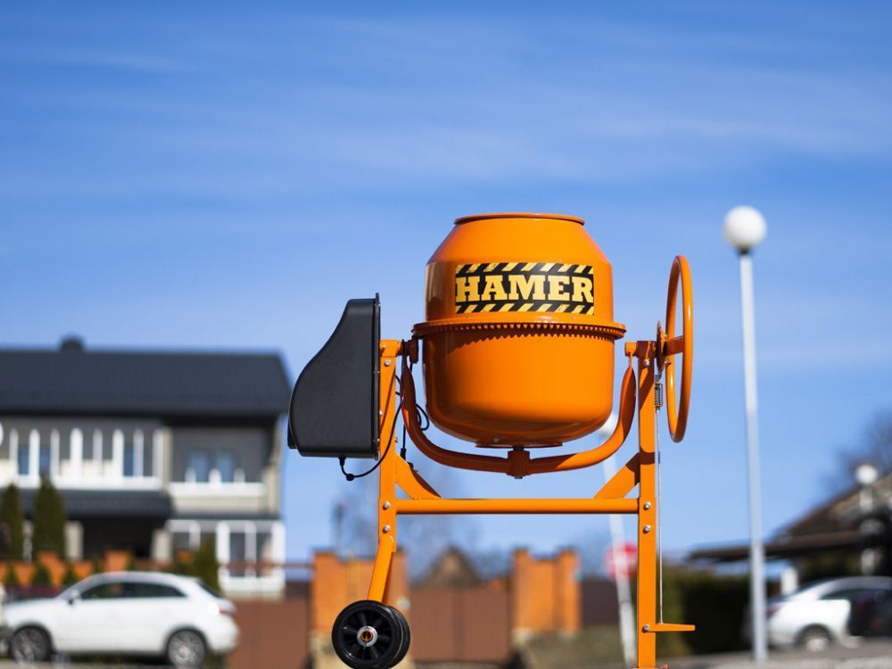 Бетономешалка HAMER CM-220 вид модели бетономешалка hamer cm-220