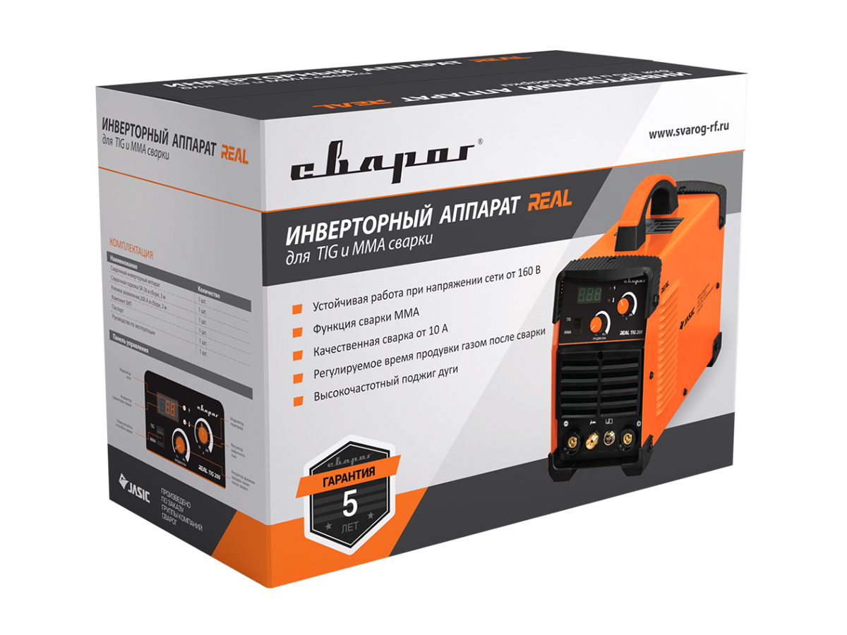 Аппарат аргонодуговой сварки СВАРОГ TIG 200 "REAL" (W223) вид модели аппарат аргонодуговой сварки сварог tig 200 "real" (w223)