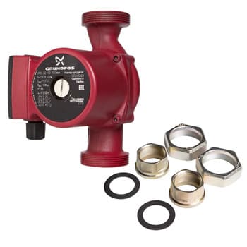 Насос циркуляционный Grundfos UPS 32-40 вид модели насос циркуляционный grundfos ups 32-40